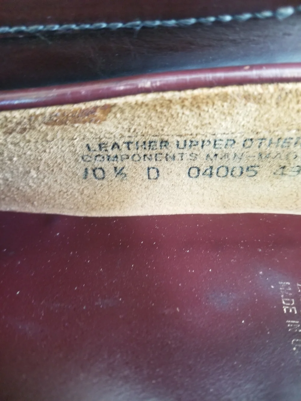 Hush Puppies Men's Leather Penny Loafers in Burgundy